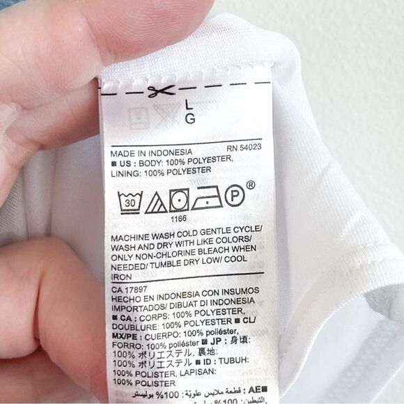 Old Navy Maxi Dress Blue White Lined Spaghetti Straps Tie Front Women's L NWT - Picture 4 of 7